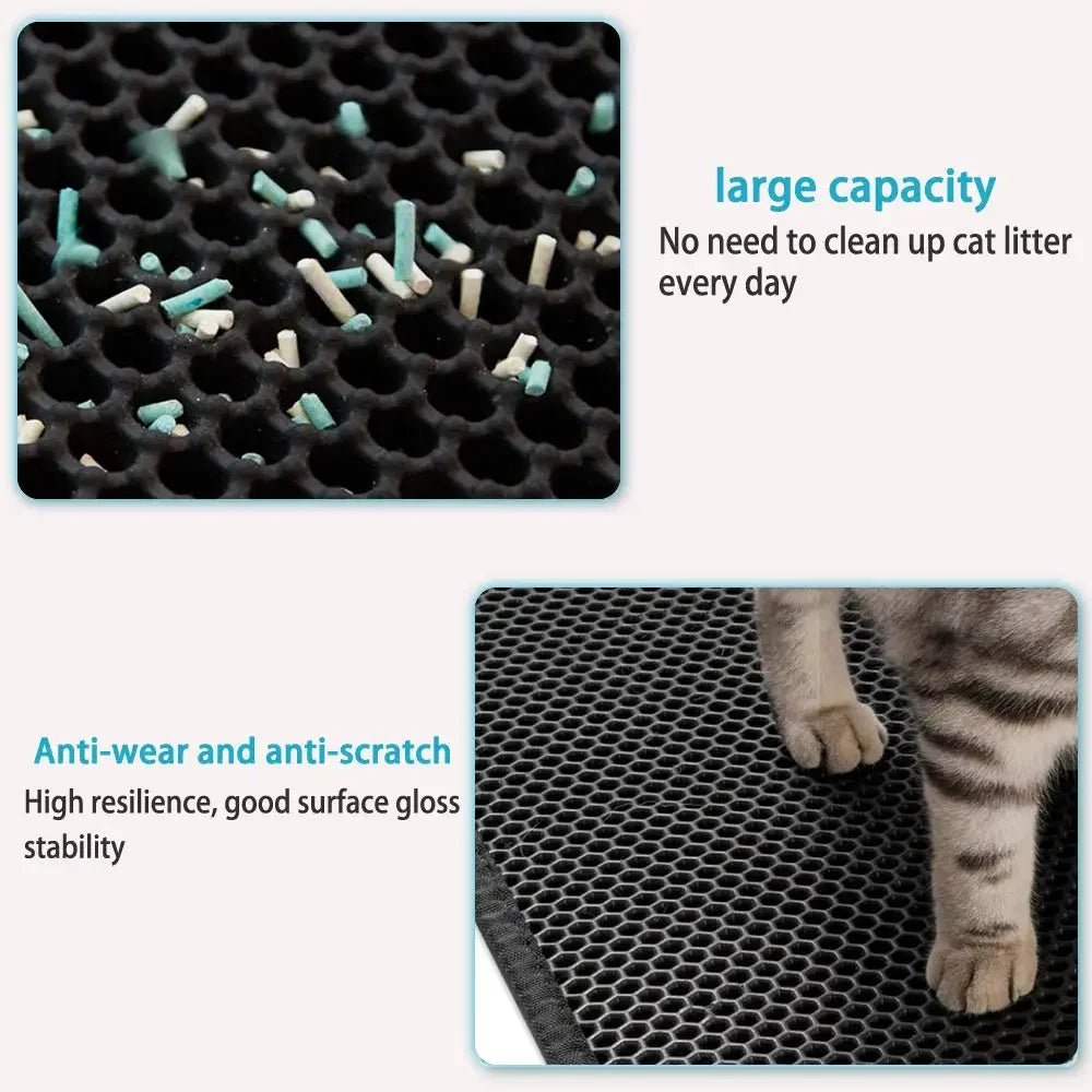 No-Mess Cat Litter Catch Mat
