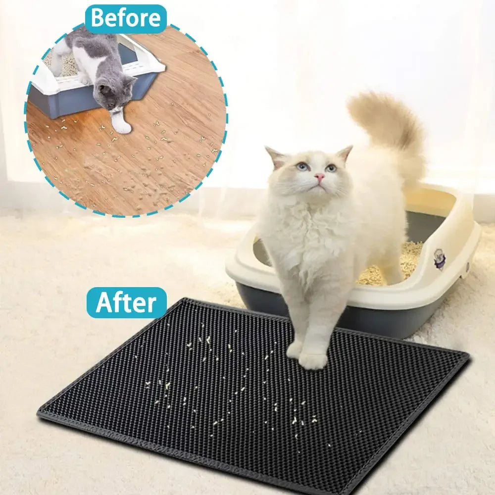 No-Mess Cat Litter Catch Mat