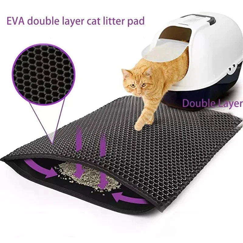 No-Mess Cat Litter Catch Mat